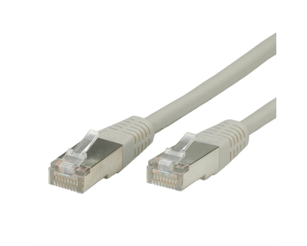 VALUE Patchkabel Cat.6 (Class E) S/FTP (PiMF), grau, 7 m