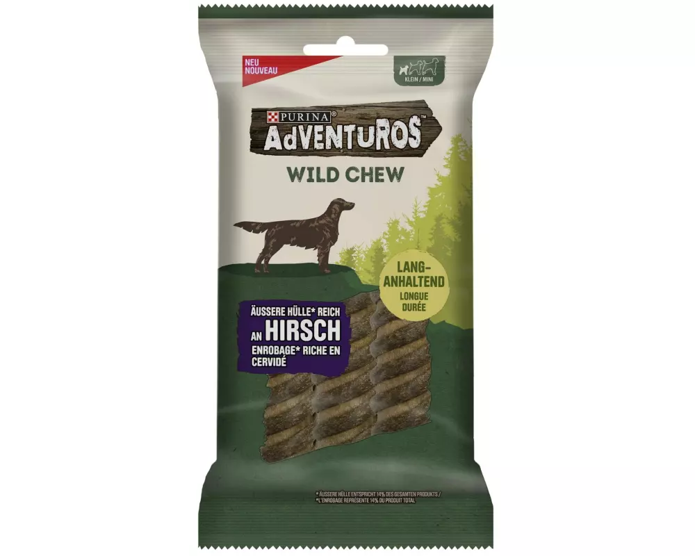 Purina AdVENTuROS Kausnack Wild Chew Small, 150 g