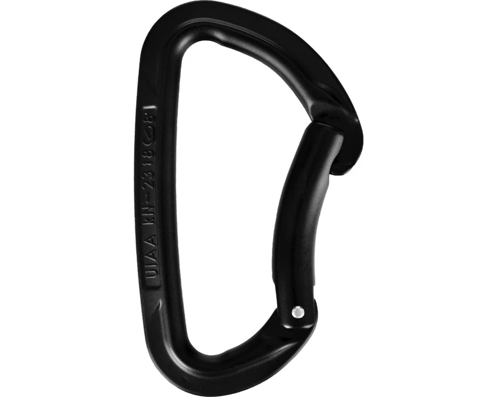 Wild Country Carabiner Session Bent Gate Schwarz