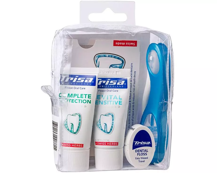 Trisa Handzahnbürste Travel Set 4 Stück