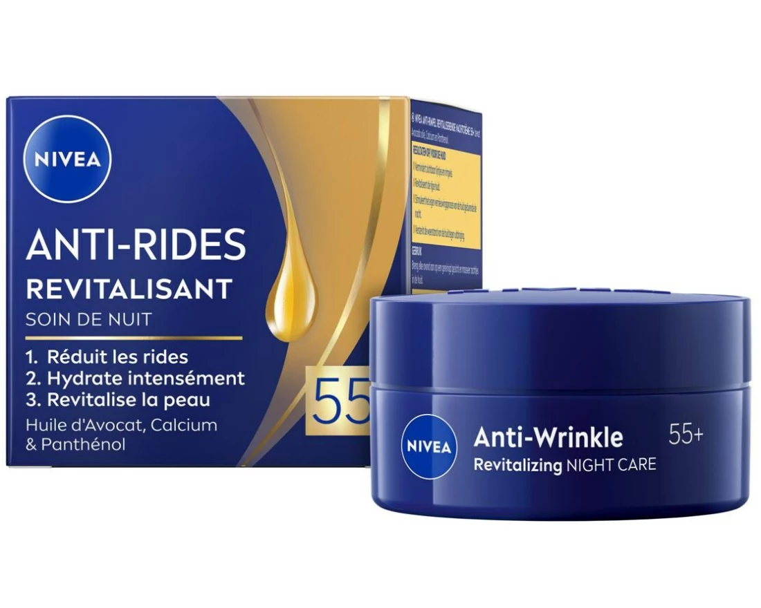 NIVEA Nachtcrème Anti-Falten 55+ 50 ml
