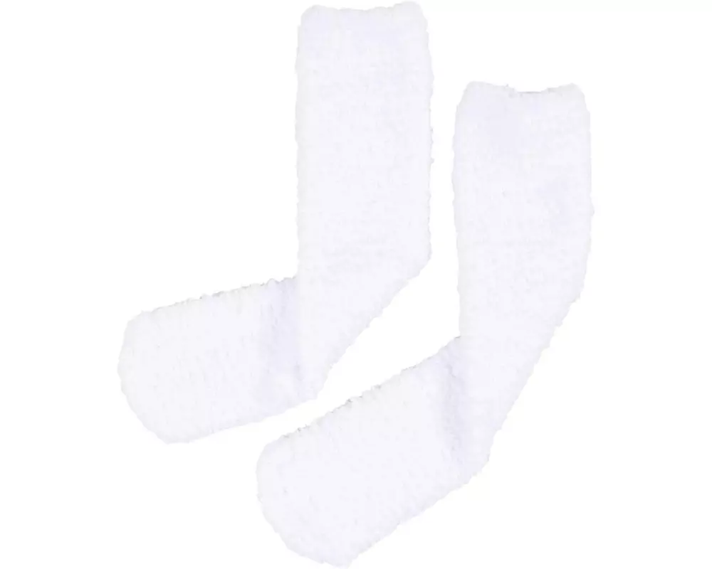 Creativ Company Kuschelsocken Baumwolle, 10 Stück, Weiss