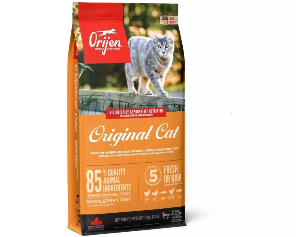 Orijen Trockenfutter Cat Original mit Huhn 17 kg