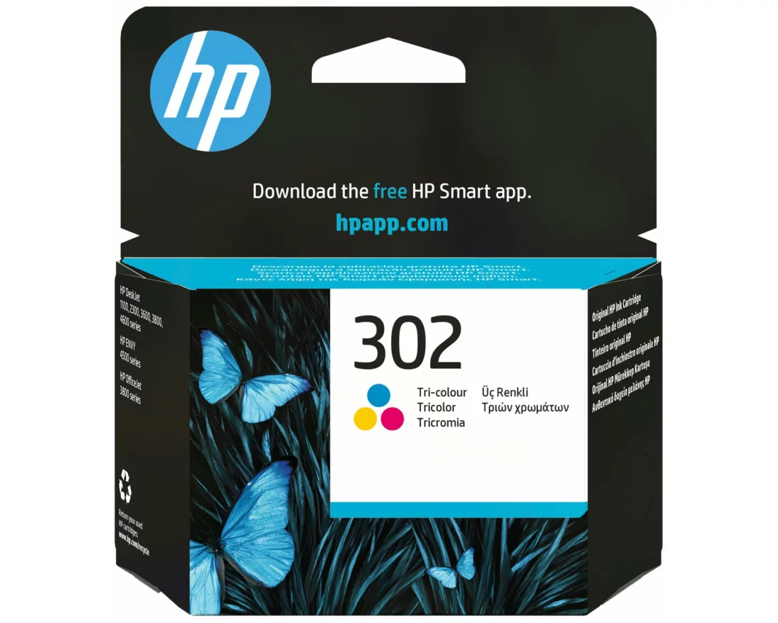 HP 302 Original Ink Cartridge tri-color 165 Pages