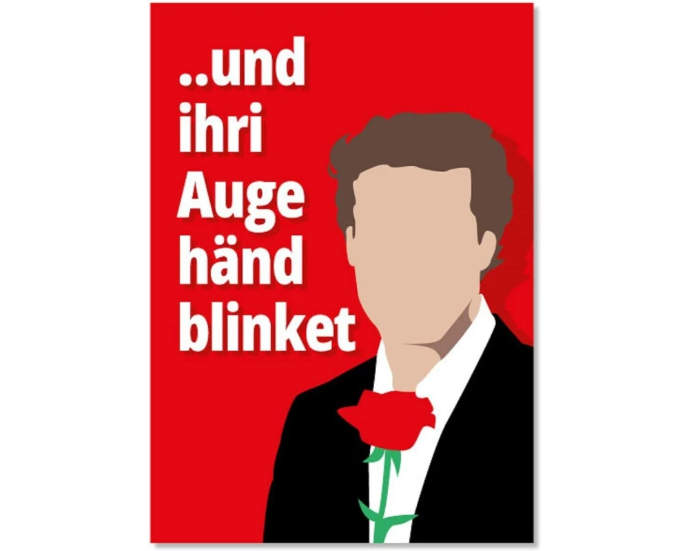 Swissmeme Karte "Bachelor" 10.5 x 14.8 cm