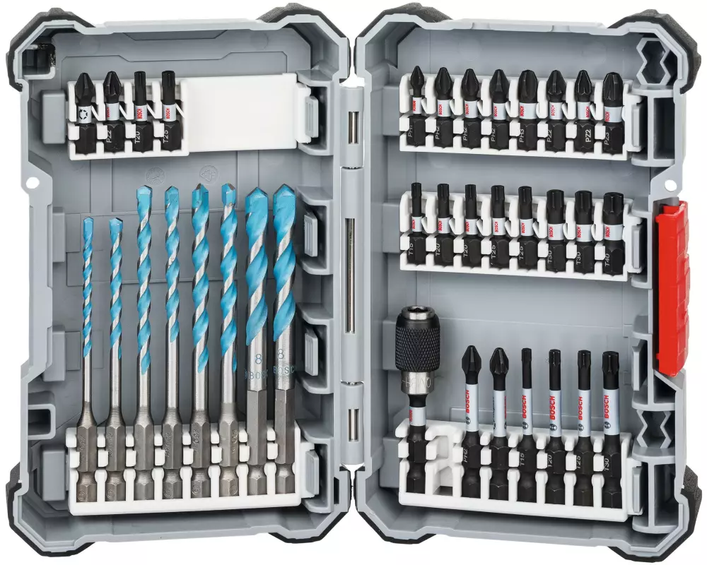 Bosch Professional Bit-Set Pick and Click Multi-Construction 35-teilig