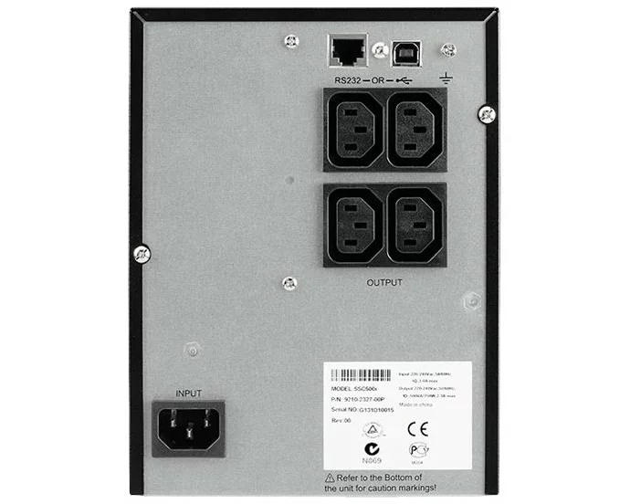 EATON 5SC 500i 500VA/350W Tower USB and RS232 port 7min Runtime 280W