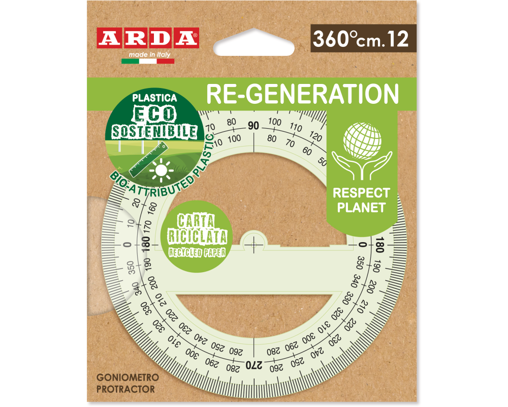 ARDA Kreislineal 360° 12cm RE36012 Re-Generation