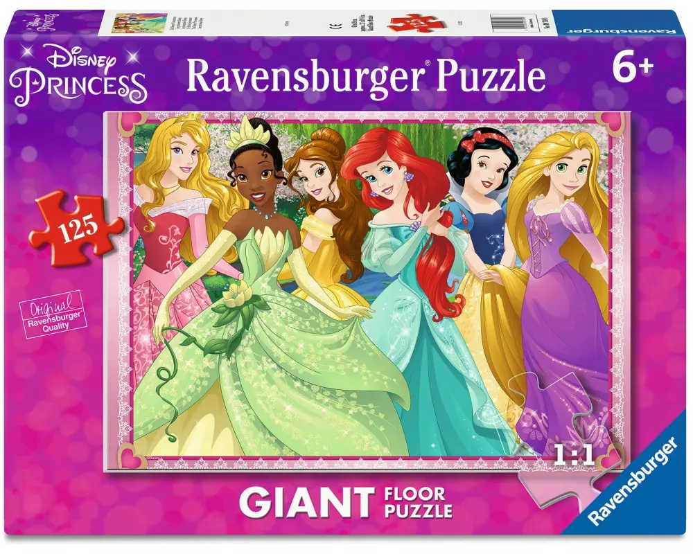 Ravensburger Bodenpuzzle Die Disney Prinzessinnen, 125 Teile