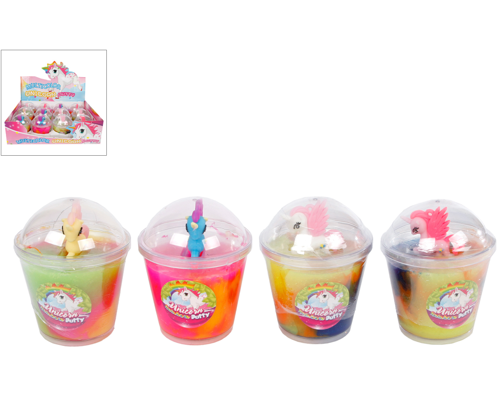 ROOST Einhornputty mit Figur 620954 4 ass.