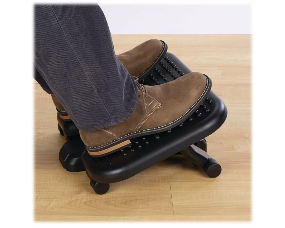 Kensington SoleMassage Height and Tilt Adjustable Foot Rest with Stimulating Surface