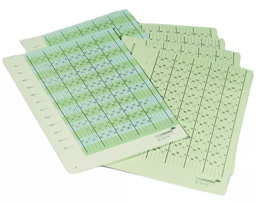 Legamaster Datumsstreifen 2022-2024