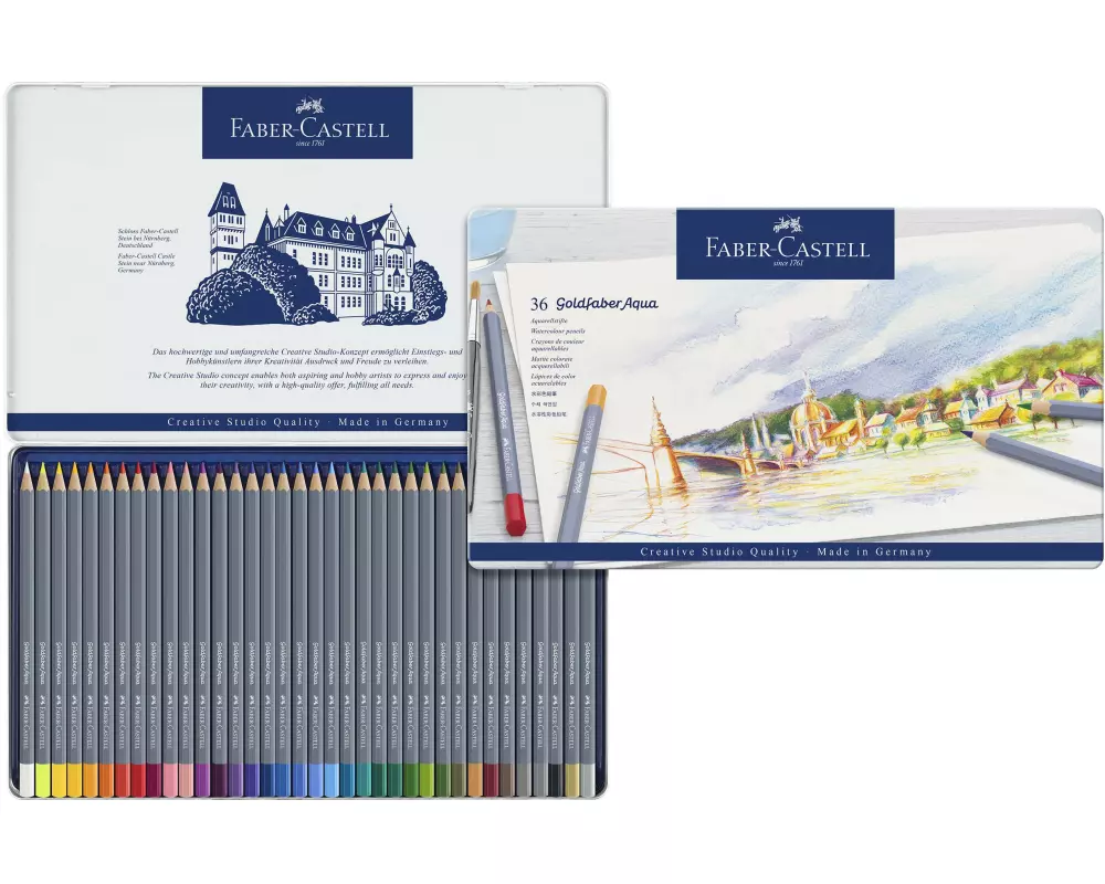 Faber-Castell Farbstifte Goldfaber 36er Metalletui