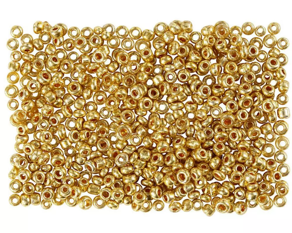 Creativ Company Rocailles-Perlen 15/0 Gold