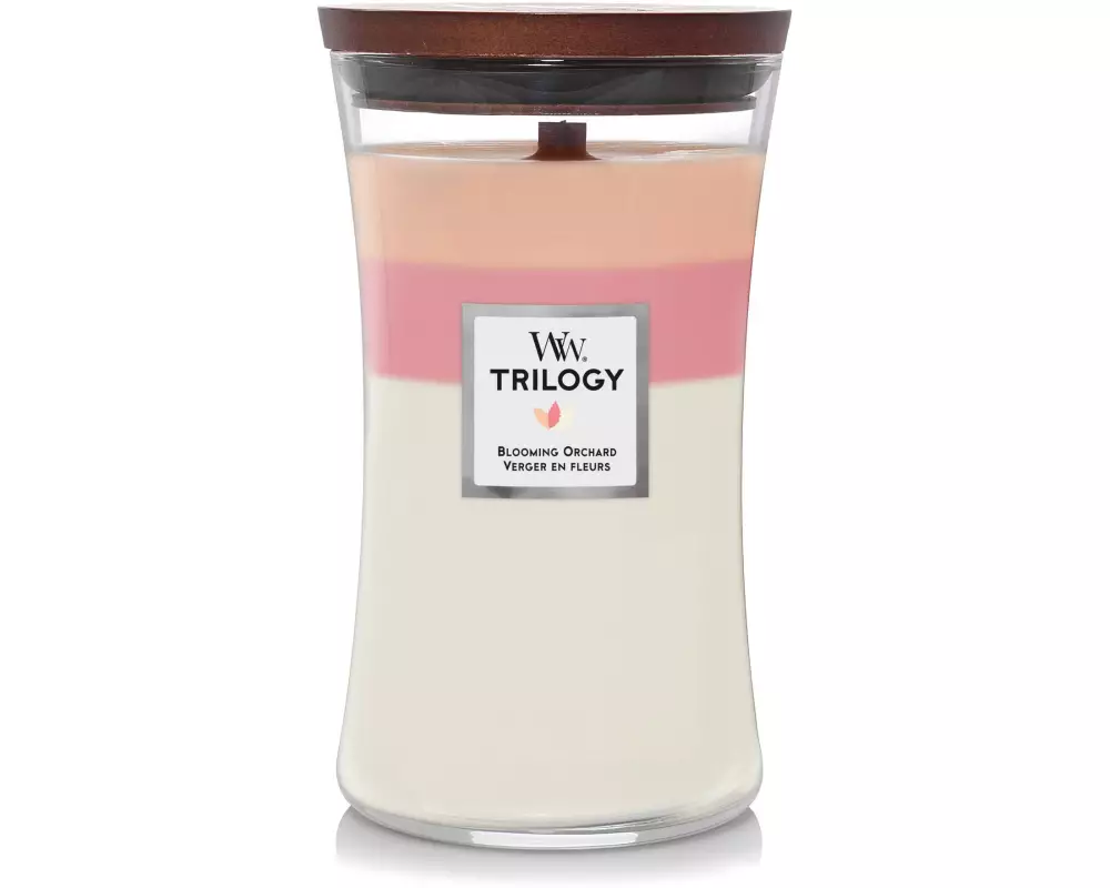 Woodwick Duftkerze Blooming Orchard Trilogy Large Jar