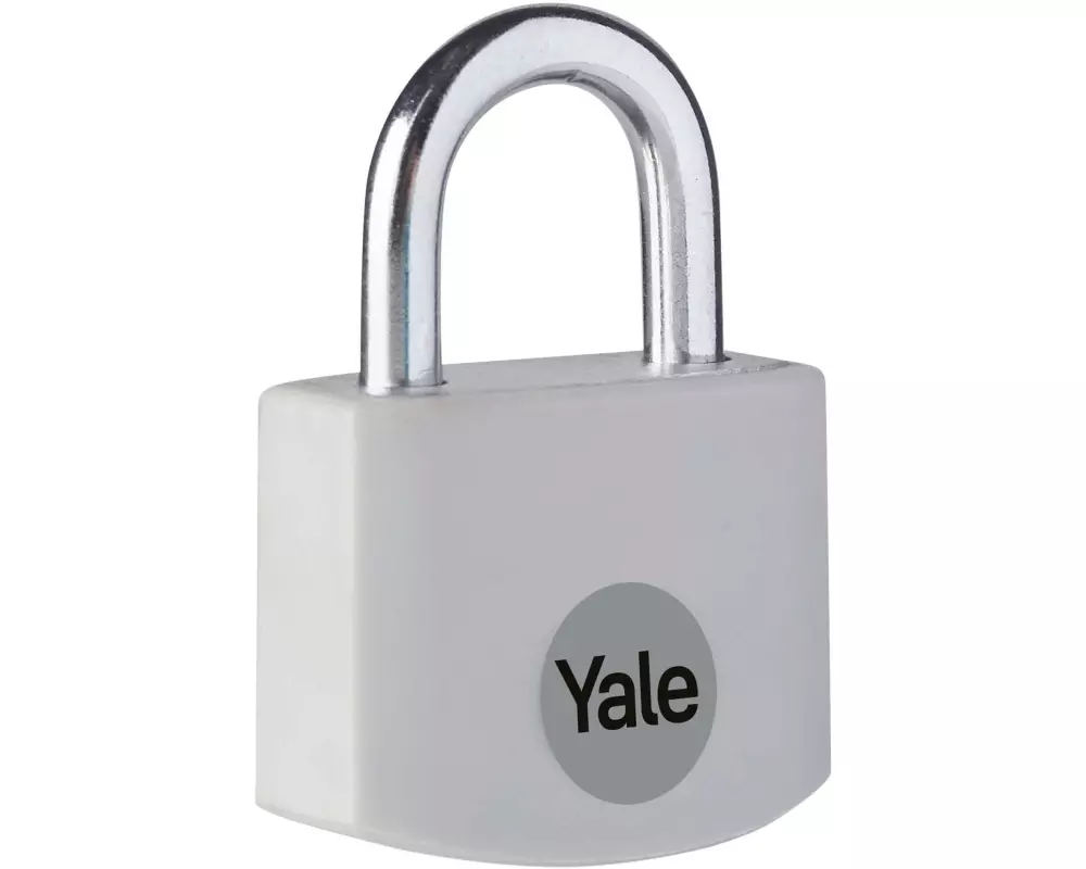 Yale Vorhängeschloss YE3B 25/12 Grau Aluminium/Stahl