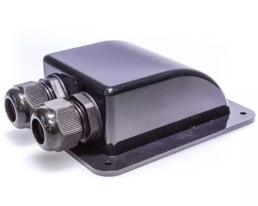 Swaytronic Anschlussbox-Solar doppelt, Schwarz