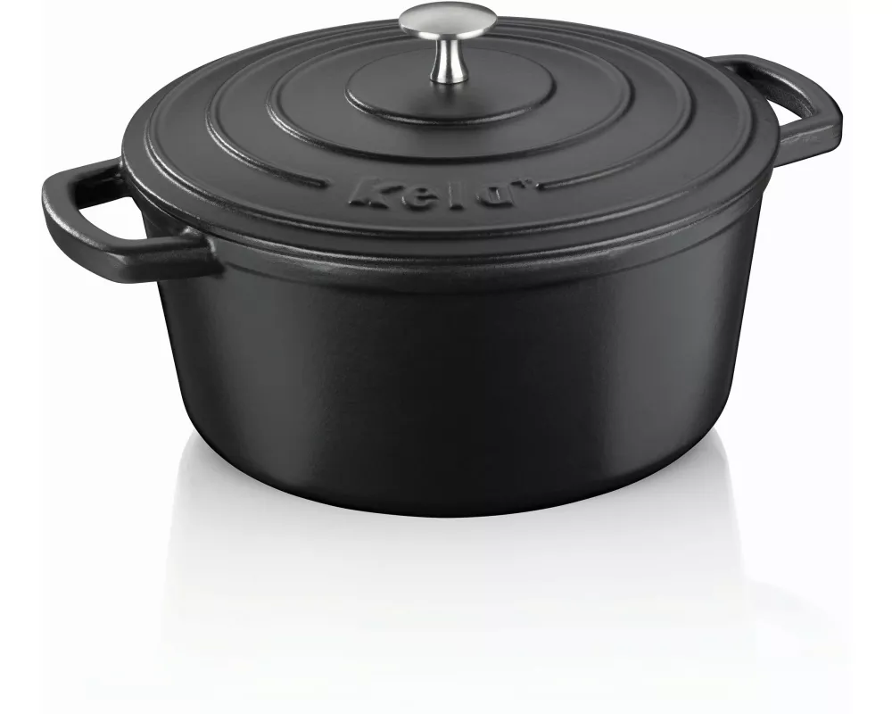 Kela Bräter Calido rund 26 cm, Schwarz