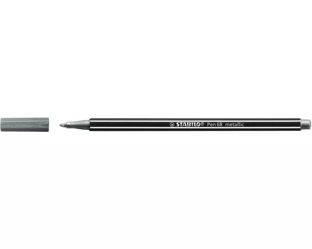STABILO Fasermaler Pen 68 Silber metallic
