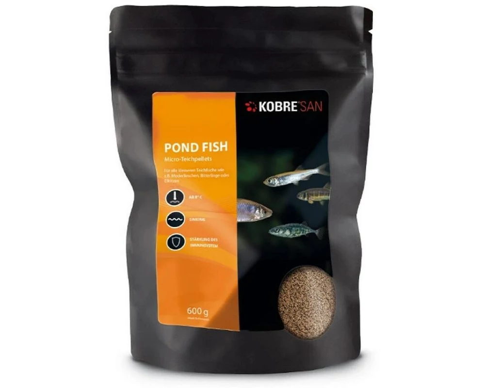 Kobre®San Fischfutter Pond Fish Micro Teichpellets 1.5 mm 600 g