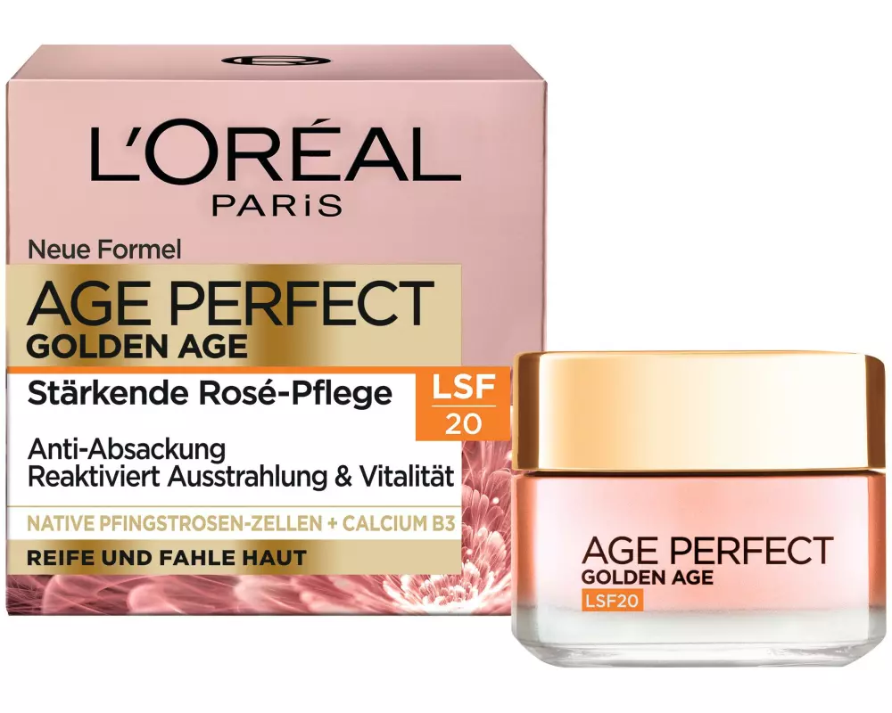 L'Oréal Paris Tagescrème Age Perfect Golden Age Stärkend Rosé LSF 20 50 ml