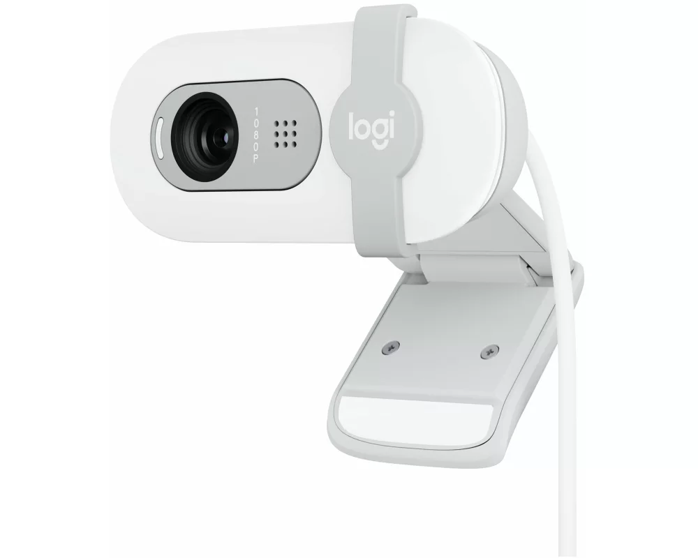 Logitech BRIO 100 Webcam colour 2 MP 1920 x 1080 720p 1080p audio wired USB