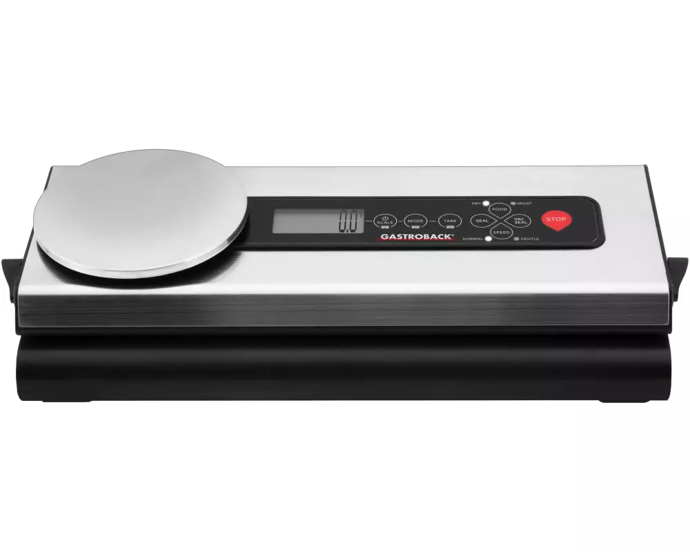 Gastroback Vakuumiergerät Design Advanced Scale Silber