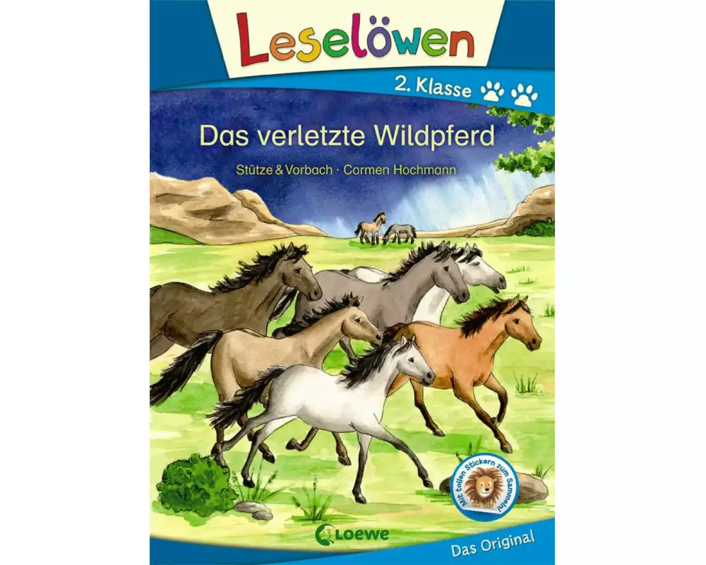 Leselöwen 2. Klasse - Das verletzte Wildpferd