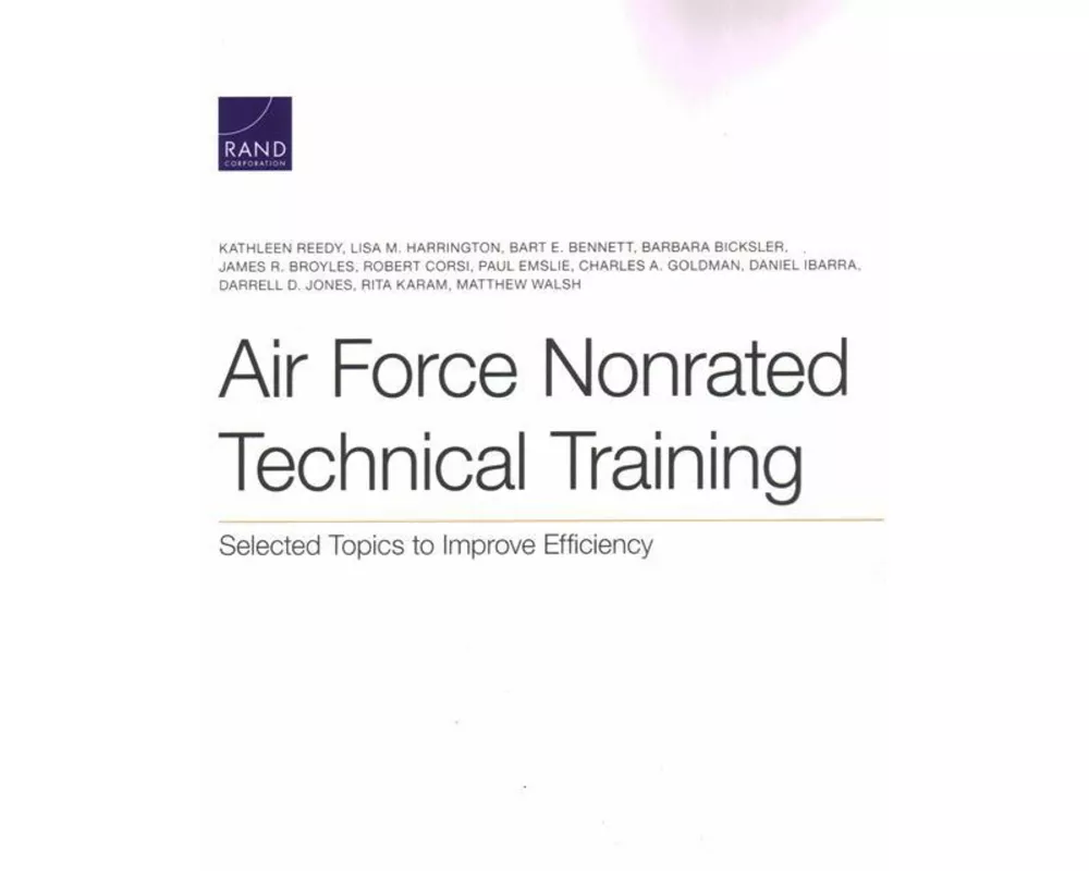 Air Force Nonrated Technical Training