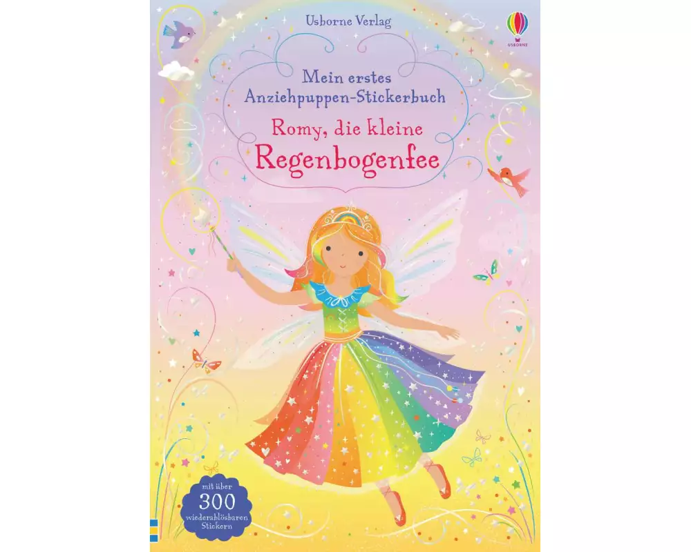 Mein erstes Anziehpuppen-Stickerbuch: Romy, die kleine Regenbogenfee