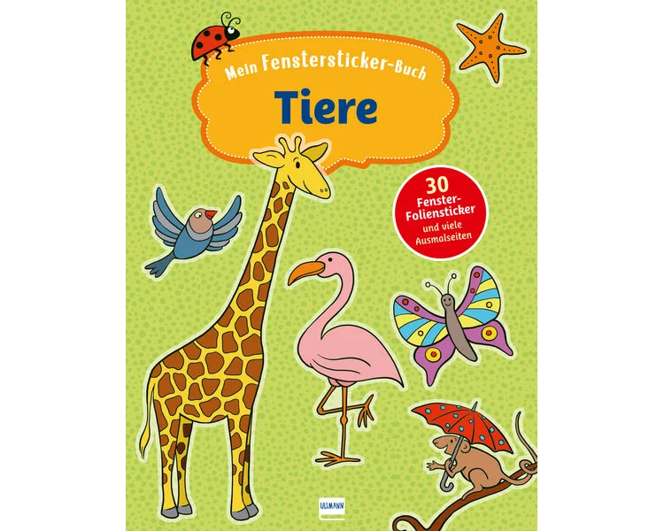 Mein Fenstersticker-Buch Tiere