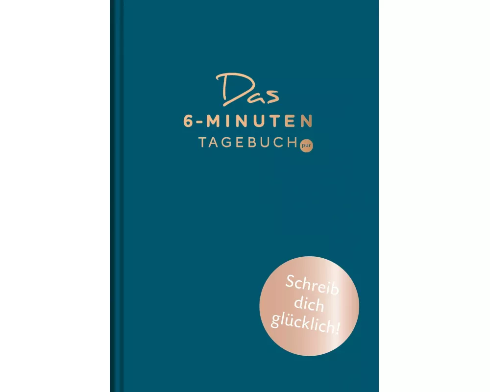 Das 6-Minuten-Tagebuch pur (opalblau)