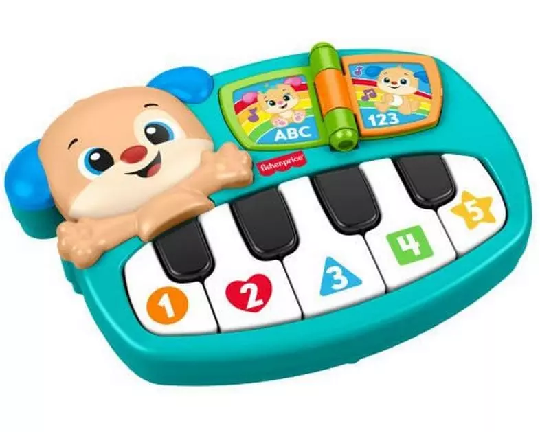 Fisher-Price Musikspielzeug Lernspass Hündchen-Piano