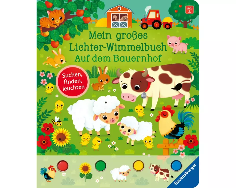 Mein großes Lichter-Wimmelbuch - Auf dem Bauernhof