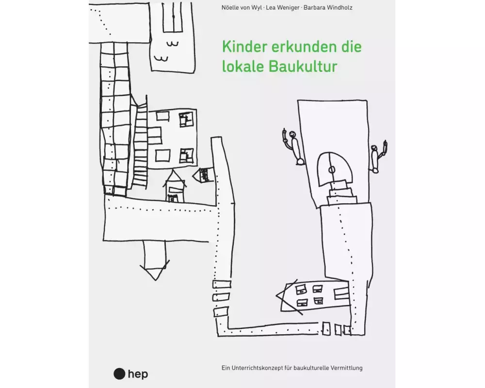 Kinder erkunden die lokale Baukultur