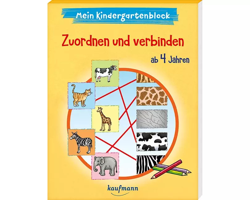 Mein Kindergartenblock - Zuordnen und verbinden