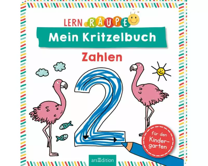 Lernraupe – Mein Kritzelbuch Zahlen