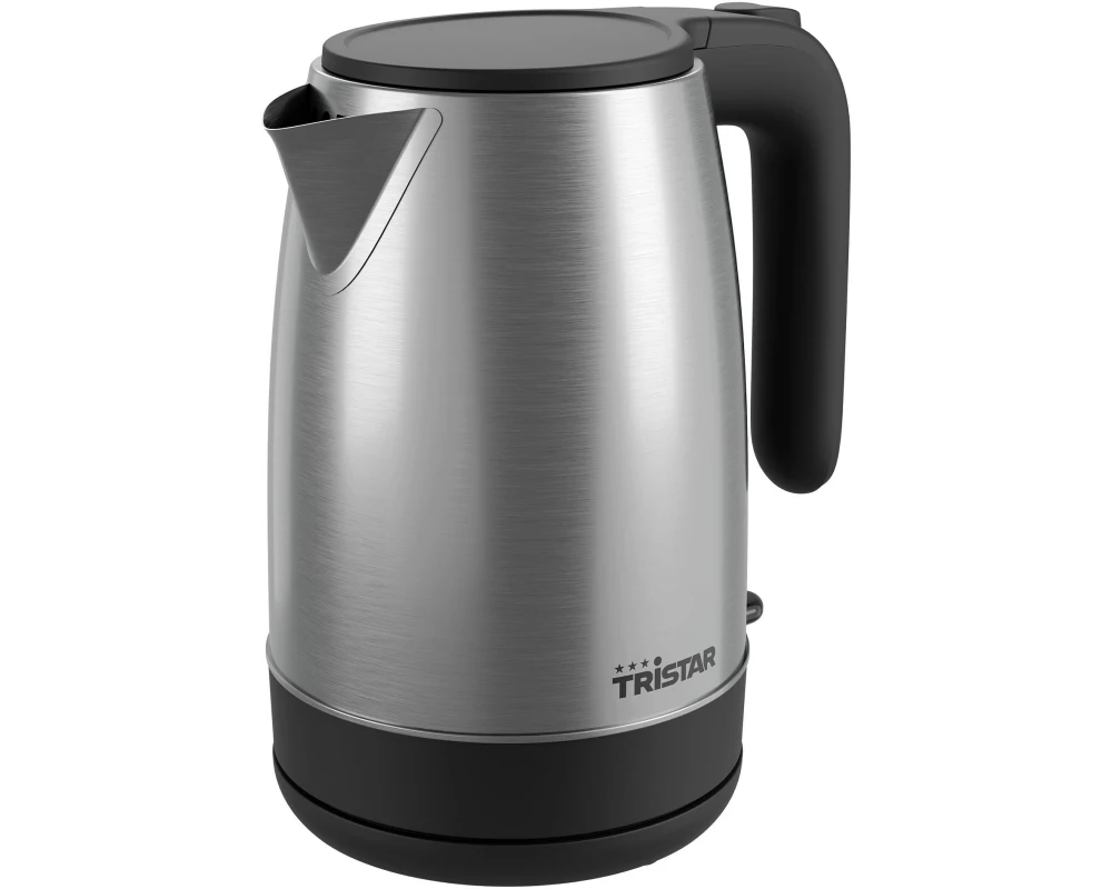 Tristar Wasserkocher WK-1348 1.7 l, Schwarz/Silber