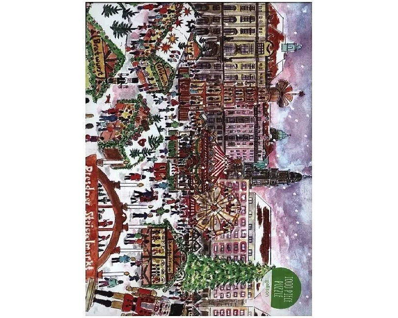 Michael Storrings Christmas Market 1000 Piece Puzzle