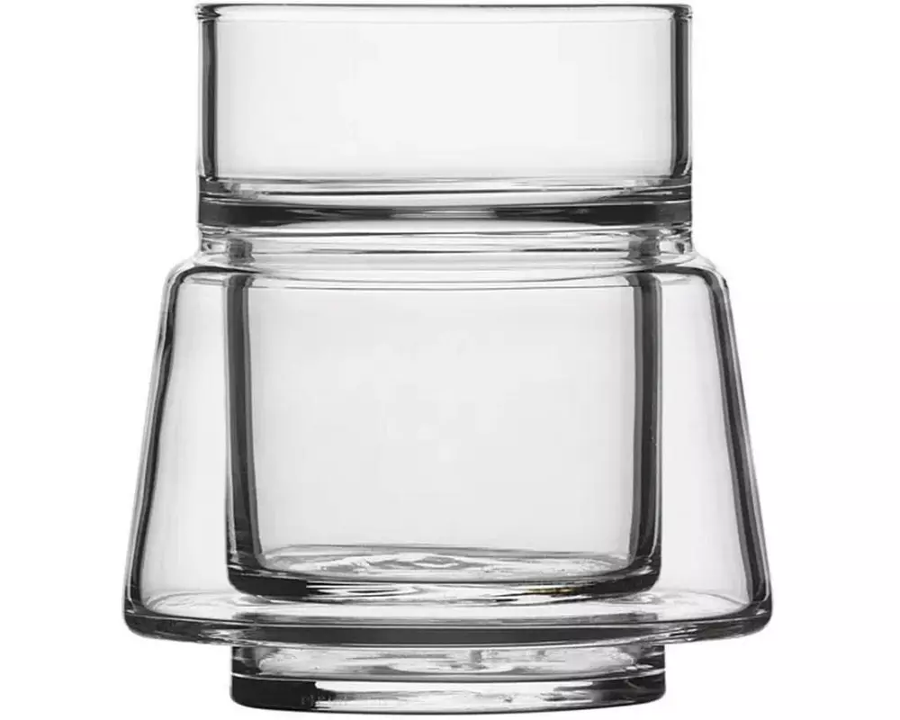 Jacob Jensen Thermo-Glas Doppelwandgläser Small 70 ml, Transparent