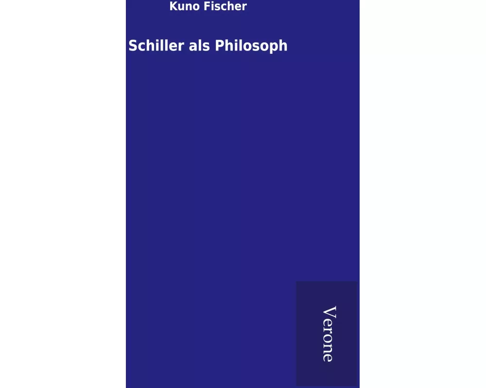 Schiller als Philosoph