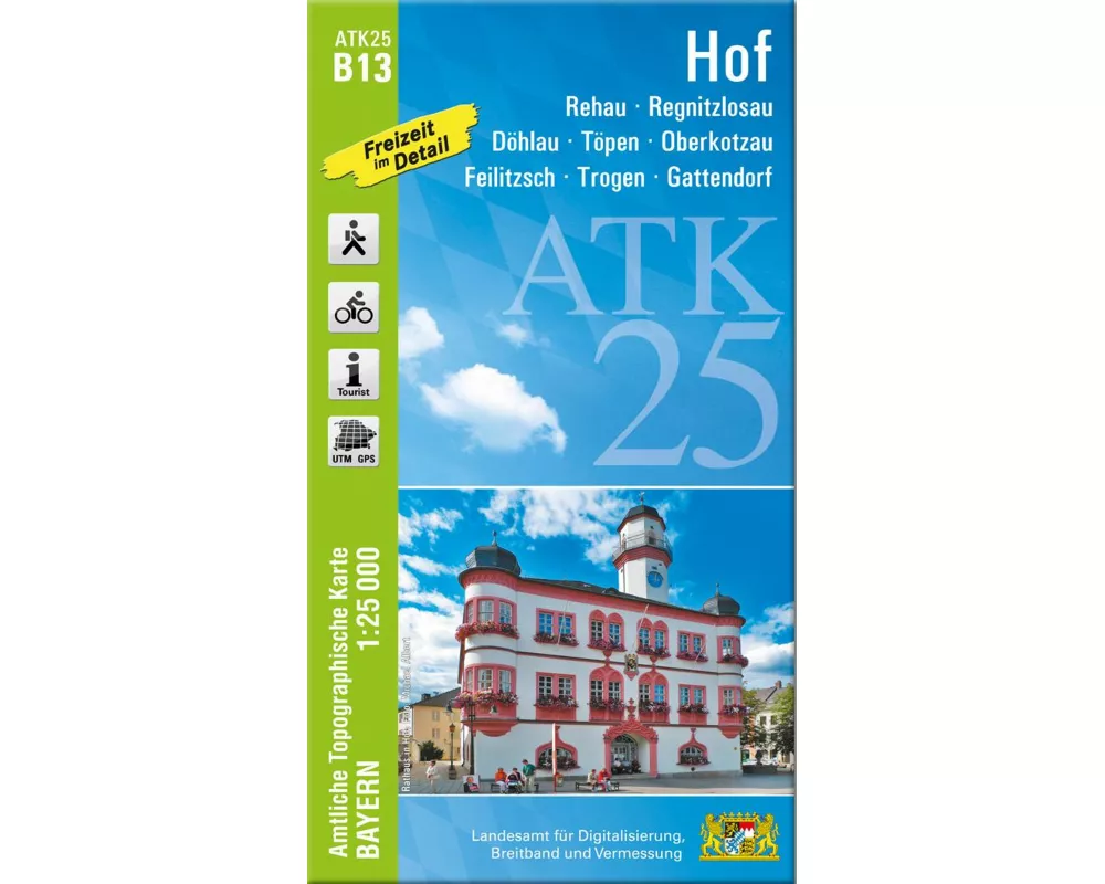 ATK25-B13 Hof (Amtliche Topographische Karte 1:25000)