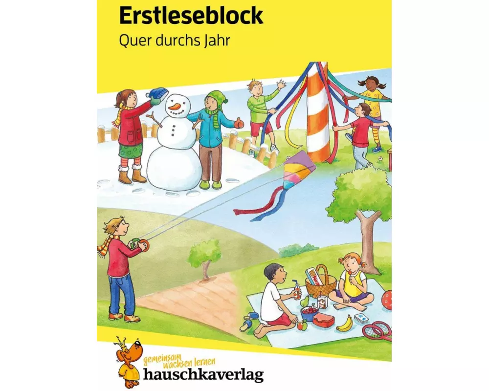 Lesen lernen 1. Klasse für Jungen und Mädchen - Quer durchs Jahr