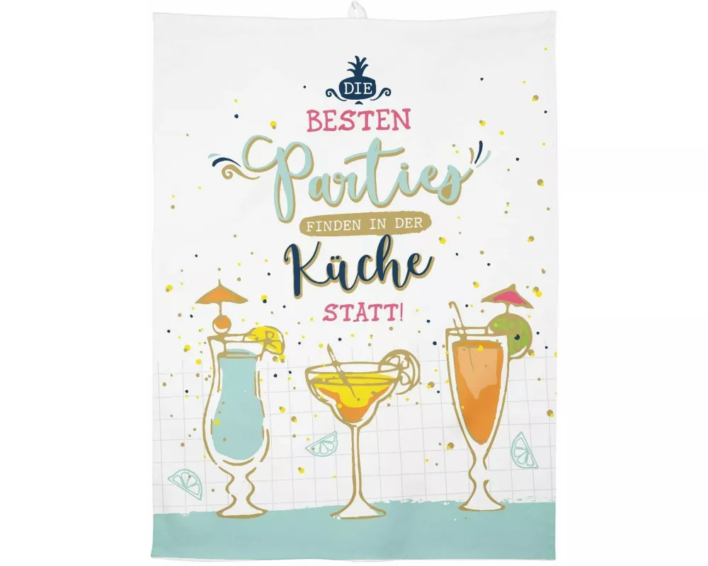 GRUSS & CO 47096 Geschirrtuch Parties