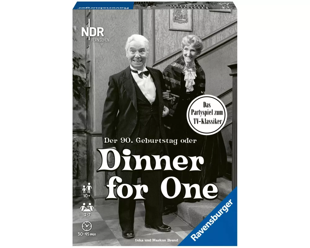 Der 90. Geburtstag oder Dinner for One - Gesellschaftsspiel & Brettspiel ab 10 Jahre