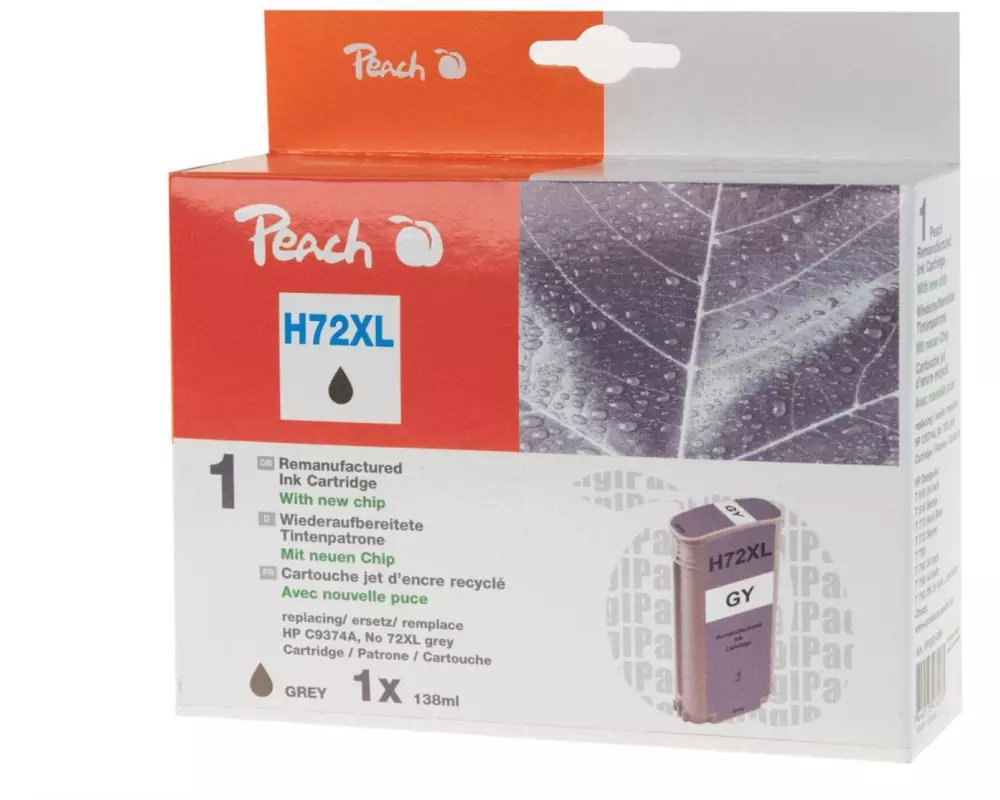 Peach Tinte HP Nr. 72XL (C9374A) Grey