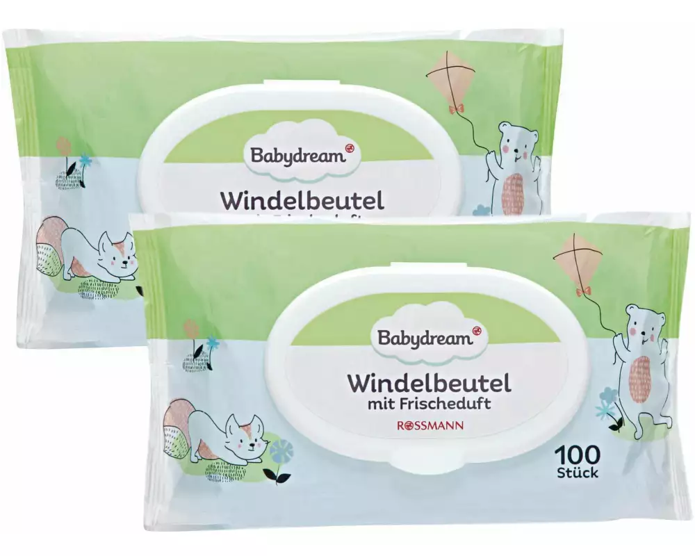 Babydream Windelbeutel Einweg 2 x 100 Stück