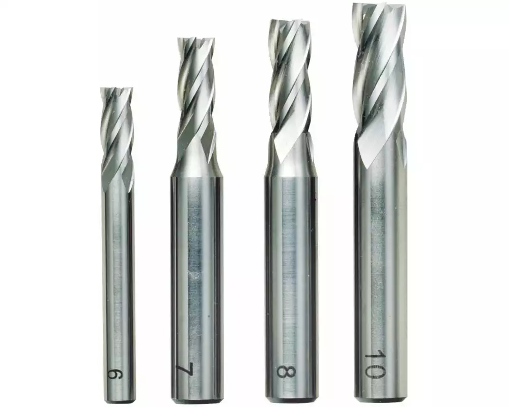 Proxxon Fräser 6-10 mm Schaftfräser, 4 Teile
