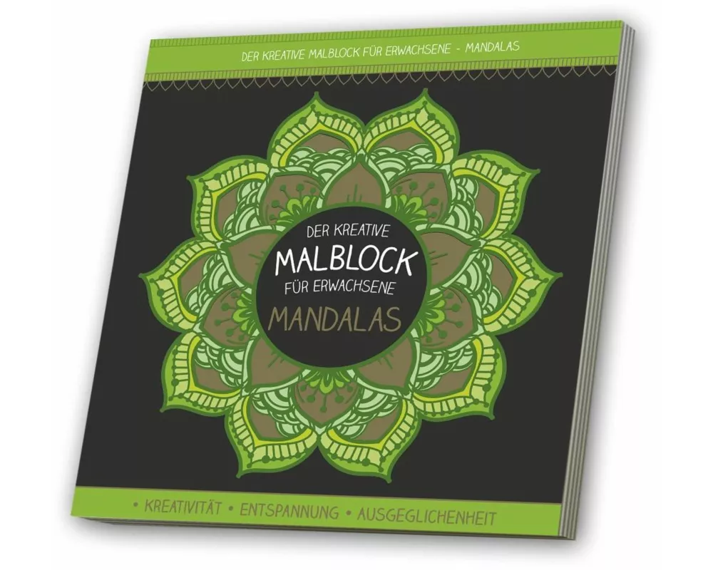 Malblock für Erwachsene mit CD: Mandalas