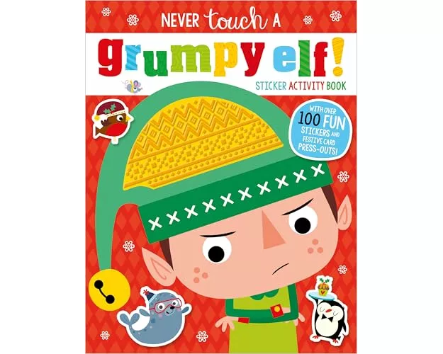 Never Touch A Grumpy Elf! Sticker Activity